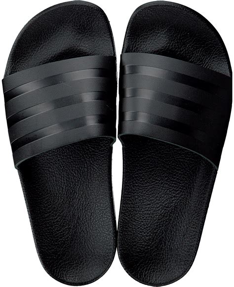 dames zwarte adidas slippets|Adidas sandalen dames.